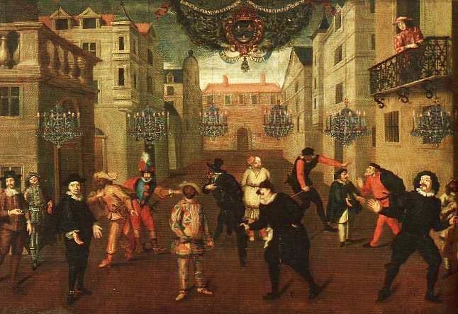 Commedia – artist unknown, ca. 1670.