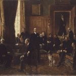 Le salon de la comtesse Potocka (1887), by Jean Béraud.