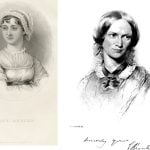 Portrait of Jane Austen, and Charlotte Brontë.