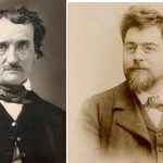 Portrait of Edgar Allan Poe and Gaston Leroux
