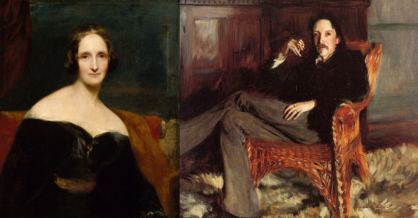 An interview to Mary Shelley and Robert Louis Stevenson